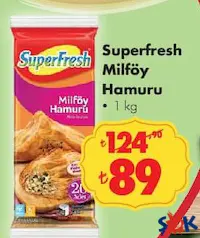 SUPERFRESH MİLFÖY HAMURU 1 KG